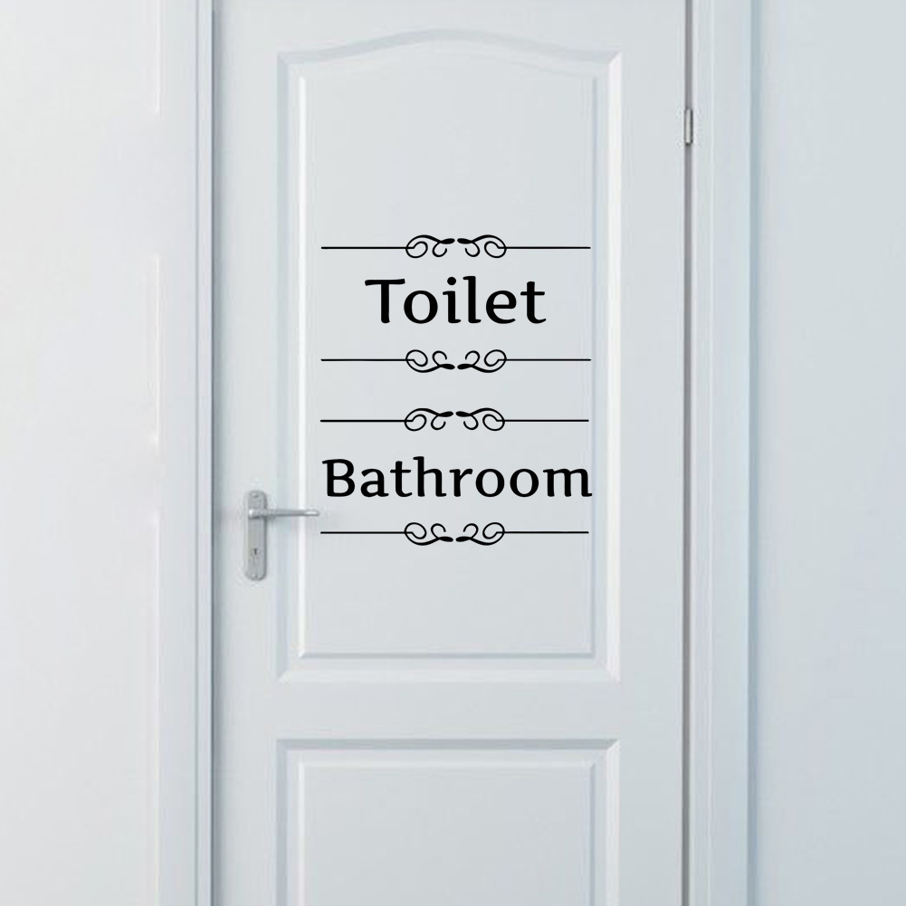 Home Bathroom Quotes - ห้องน้ําป้ายสติ๊กเกอร์ติดผนังตกแต่งบ้านคําคม DIY สติ๊กเกอร์ติดผนังกันน้ําสําหรับห้องน้ําสติกเกอร์ไวนิล DIY สติกเกอร์ Art