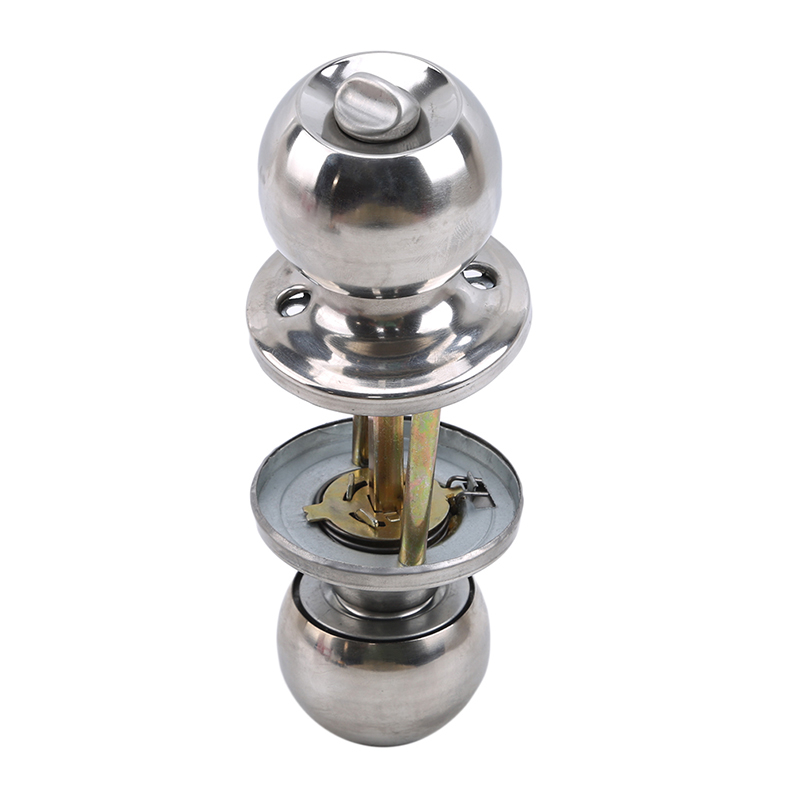 Home Bathroom Lock - ลูกบิดประตูทรงกลมแบบมีกุญแจสำหรับห้องน้ำ อุปกรณ์ตกแต่งภายในบ้าน อุปกรณ์เสริมเพื่อความปลอดภัยในครัวเรือน
