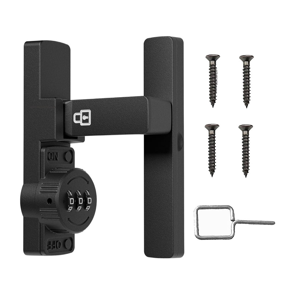 Home Bathroom Lock - Security Barn ประตูล็อค 3 หลักล็อคประตูบ้านล็อคสําหรับห้องน้ําไวน์ตู้รหัสผ่านรหัสโลหะผสมสังกะสีทนทาน