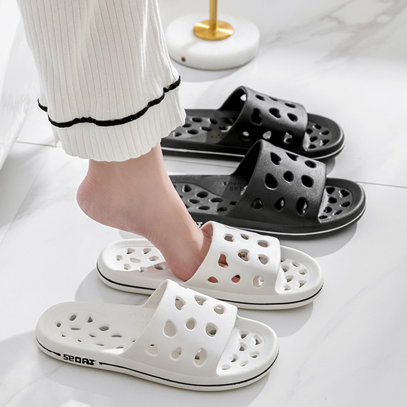Your Home Bathroom - รองเท้าแตะแบบสวมใส่ในบ้านสำหรับผู้หญิงและผู้ชาย รุ่น Cloud Hollow out สำหรับฤดูร้อน