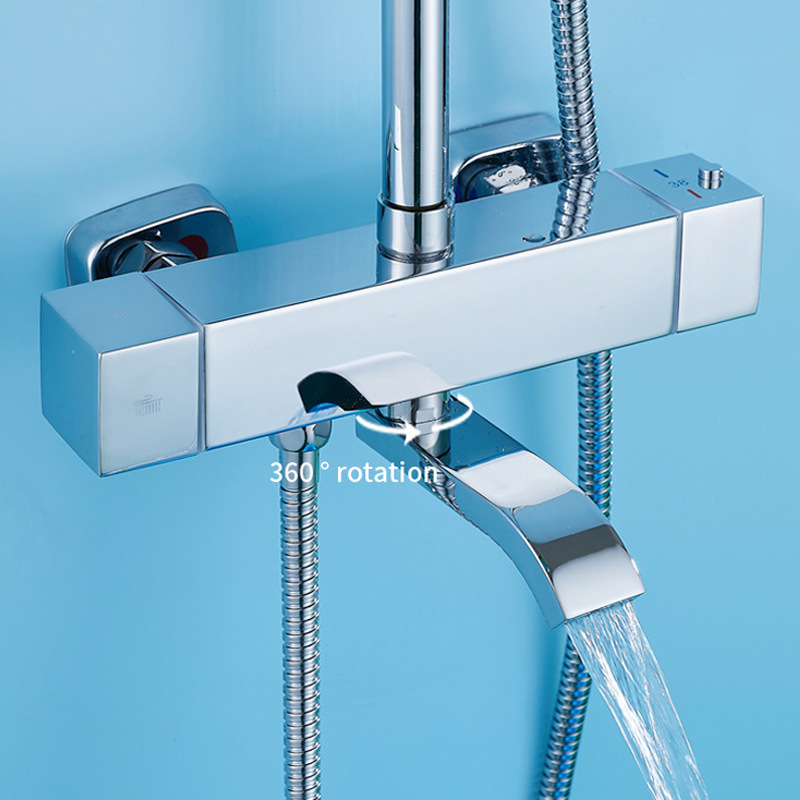 ชุดฝักบัวสแตนเลสชุบไฟฟ้าพร้อมร - Home In Bathroom บทวิจารณ์และราคา