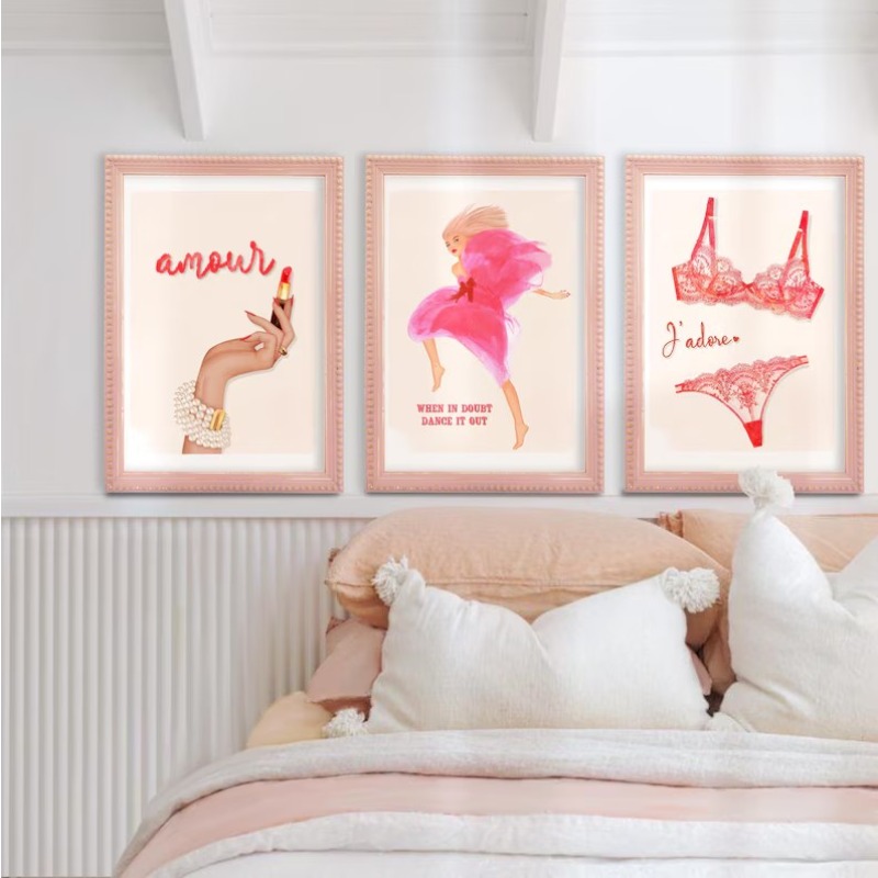 Retro Glam แฟชั่นนิตยสารโปสเตอ - Home Bathroom Quotes บทวิจารณ์และราคา