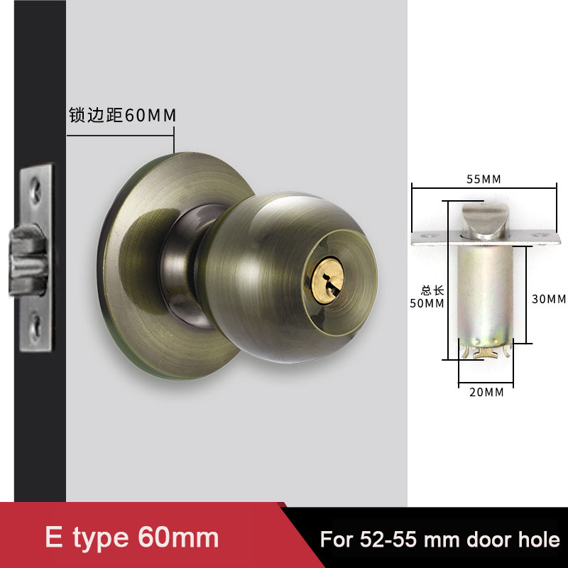 อลูมิเนียมอัลลอยด์รอบลูกบิดประ - Home Bathroom Lock บทวิจารณ์และราคา