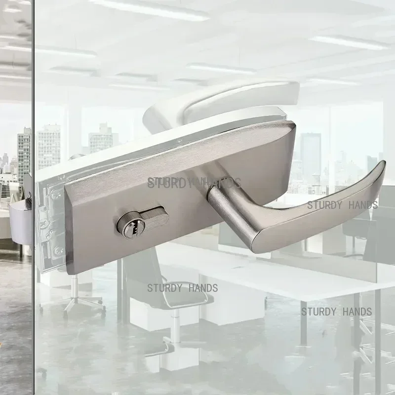 สํานักงานประตูกระจกล็อคห้องน้ํ - Home Bathroom Lock บทวิจารณ์และราคา