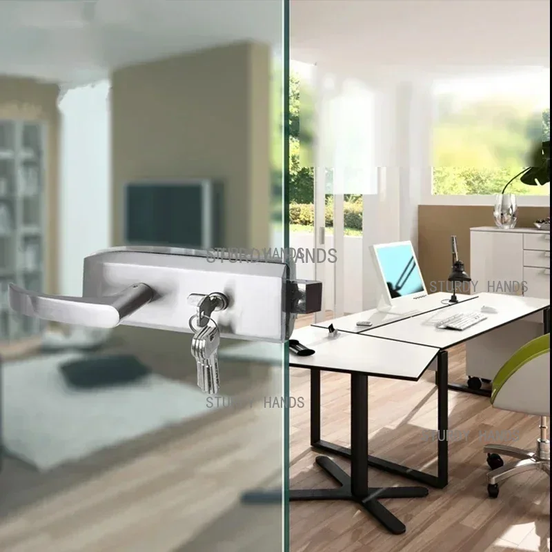 สํานักงานประตูกระจกล็อคห้องน้ํ - Home Bathroom Lock บทวิจารณ์และราคา