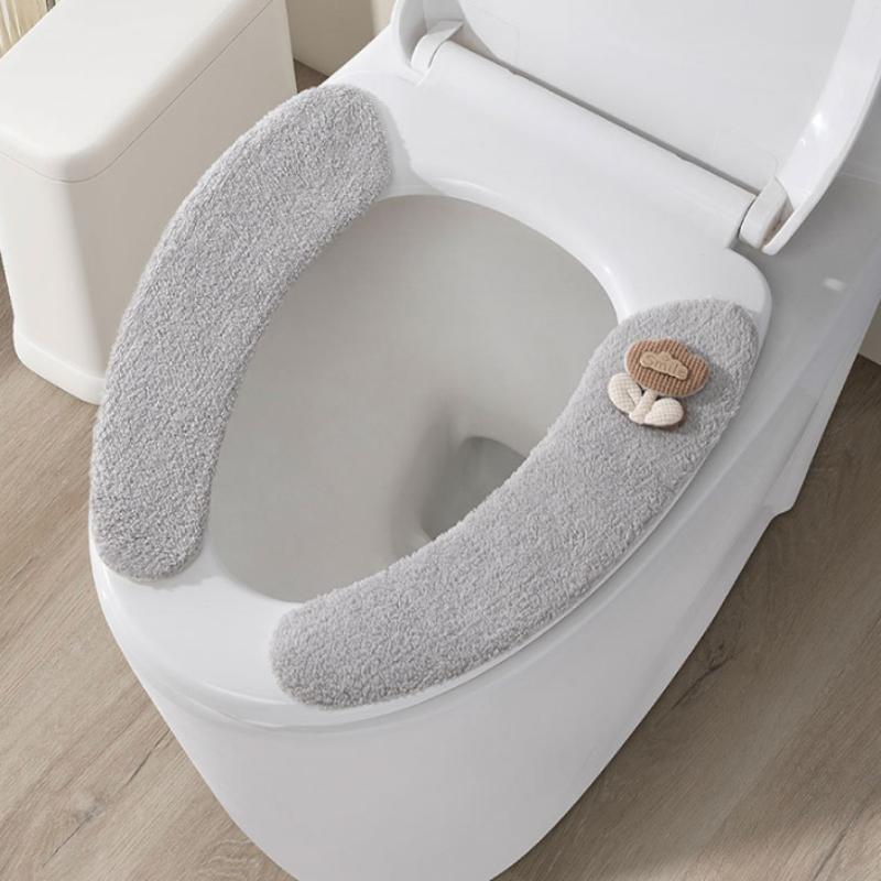 ที่หุ้มเบาะนั่งชักโครกแบบหนานุ - Home Bathroom With Two Toilets บทวิจารณ์และราคา