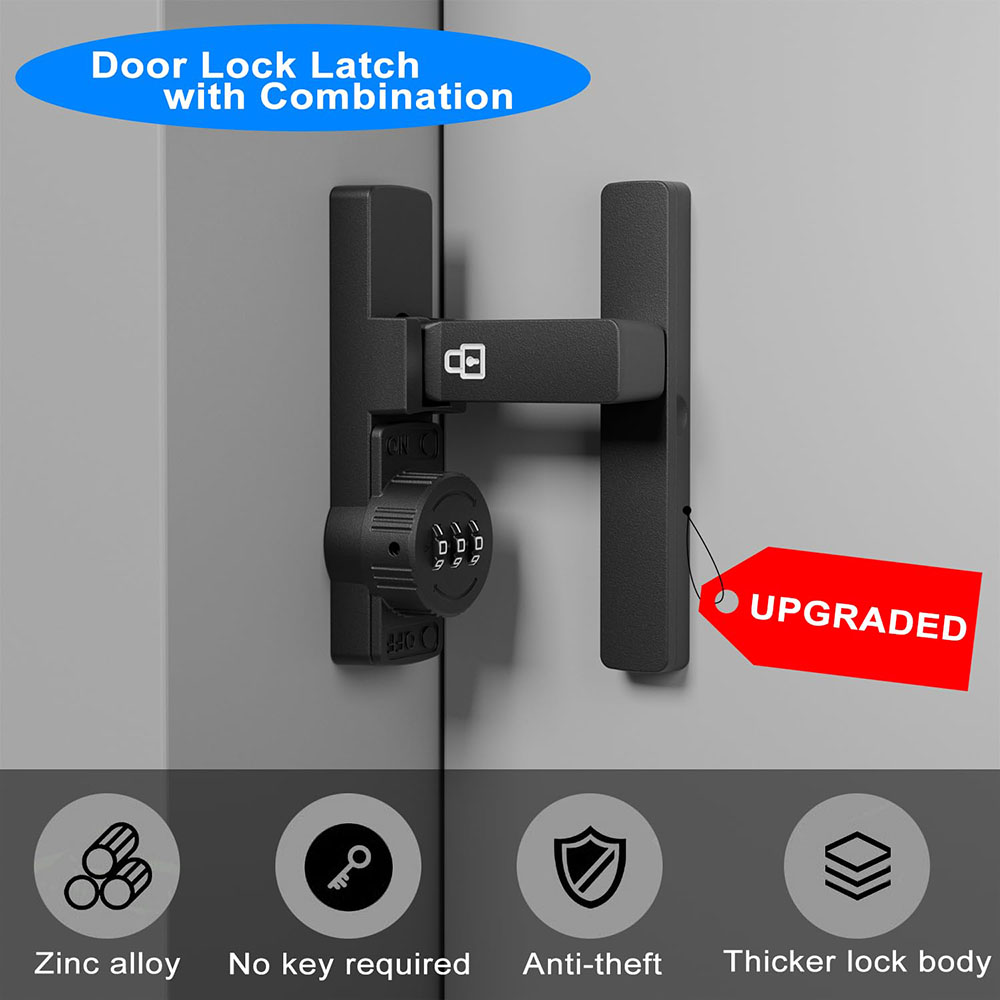 Security Barn ประตูล็อค 3 หลัก - Home Bathroom Lock บทวิจารณ์และราคา