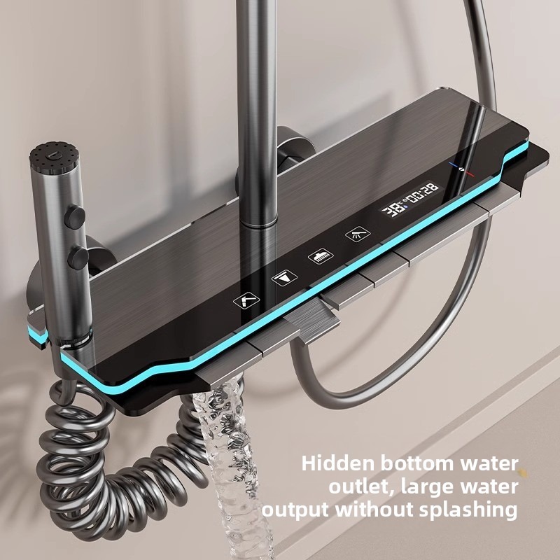 ชุดฝักบัวดิจิตอลเพิ่มแรงดันน้ำ - Home In Bathroom บทวิจารณ์และราคา