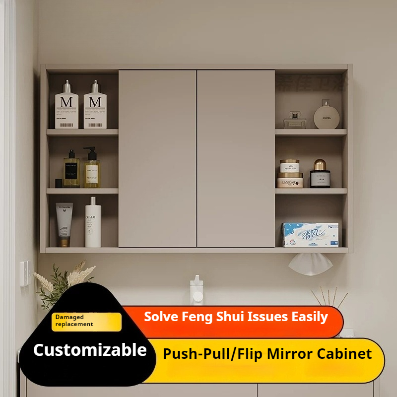 กระจกห้องน้ำแบบมีไฟ LED ด้านหล - Bathroom Cabinet Mirror บทวิจารณ์และราคา