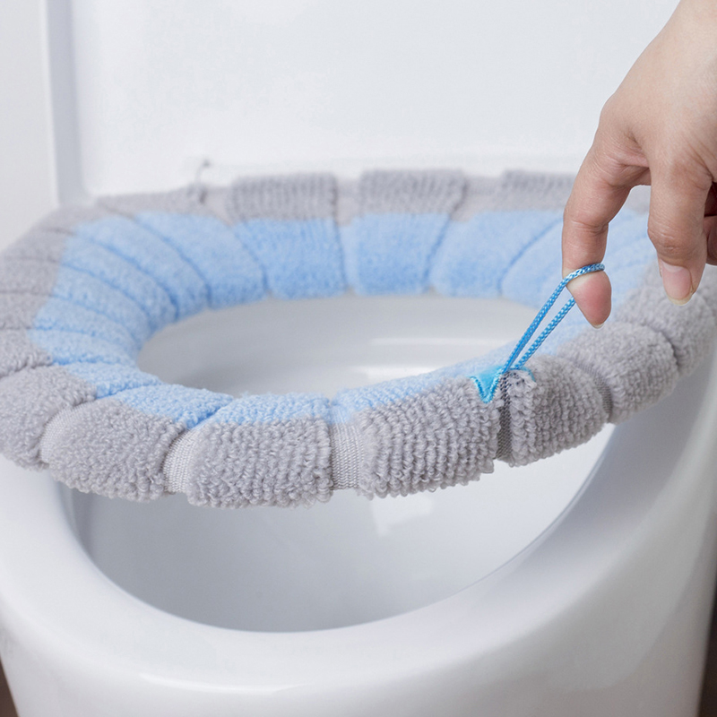 1 ชิ้นห้องน้ําฝาครอบที่นั่งชัก - Home Bathroom With Two Toilets บทวิจารณ์และราคา