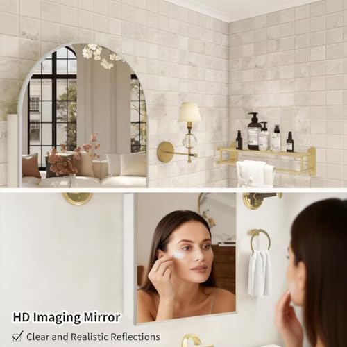 กระจกห้องน้ำทรงโค้งขนาด 24x36  - Bathroom Cabinet Mirror บทวิจารณ์และราคา