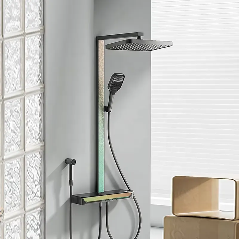 ชุดฝักบัวดิจิตอลแบบติดผนัง วัส - Home In Bathroom บทวิจารณ์และราคา