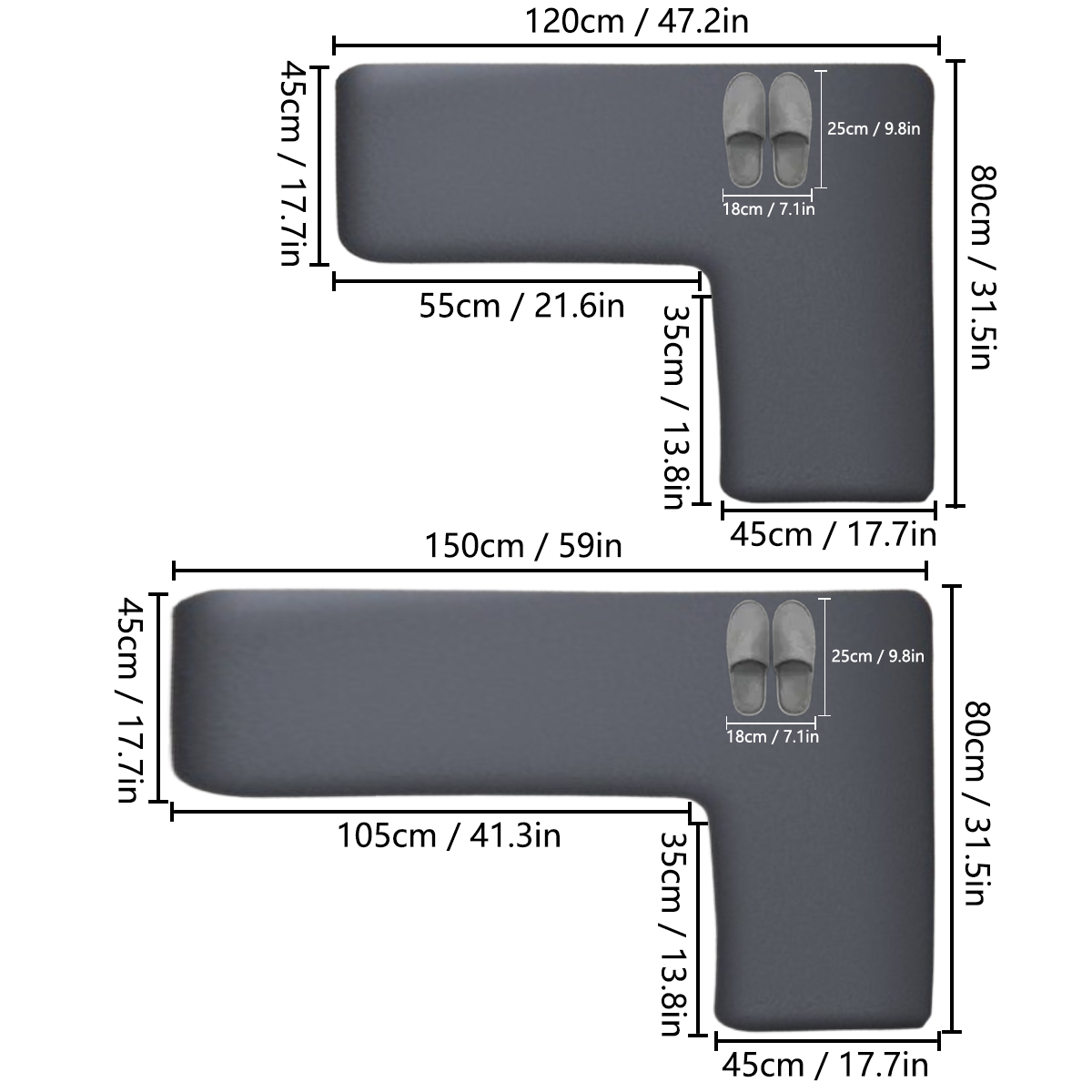 เสื่อปูพื้นเข้ามุมหนาเรียบง่าย - Home Bathroom Carpet บทวิจารณ์และราคา