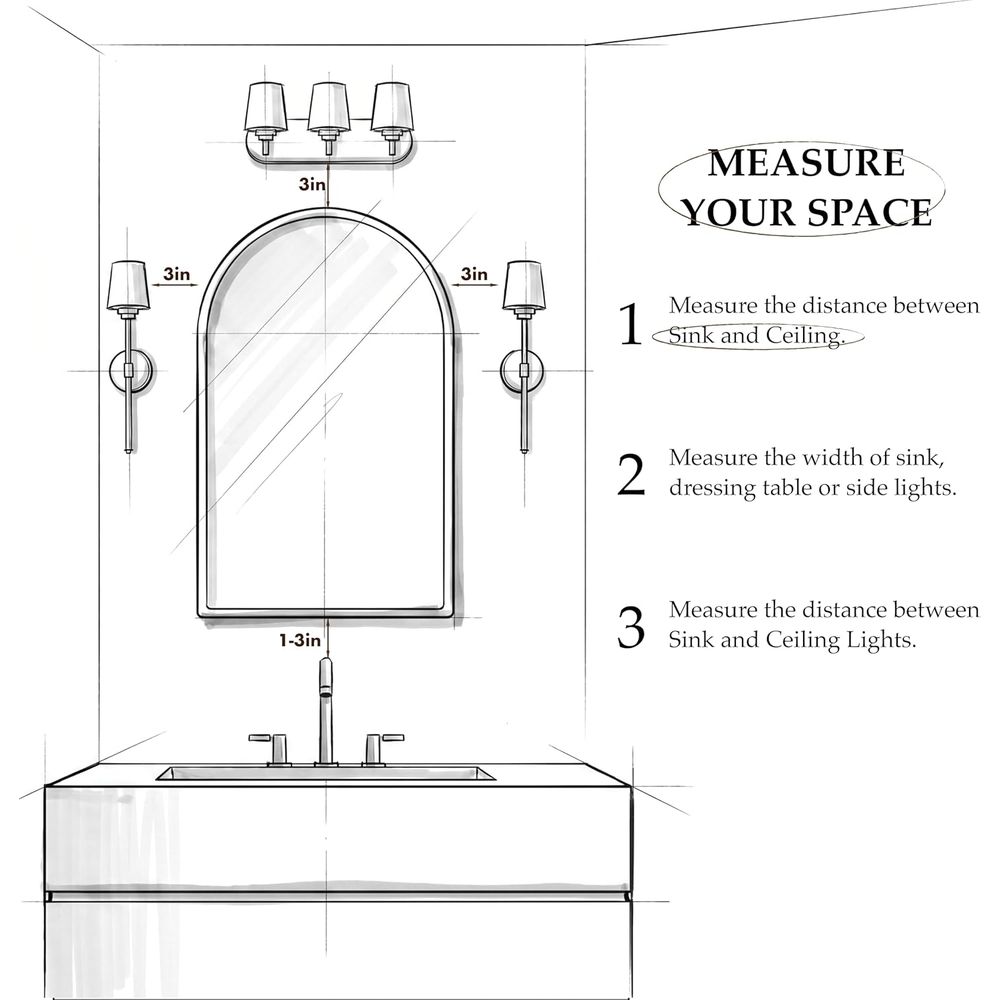 ตู้ยาในห้องน้ำทรงโค้งสีทองสุดห - Bathroom Cabinet Mirror บทวิจารณ์และราคา