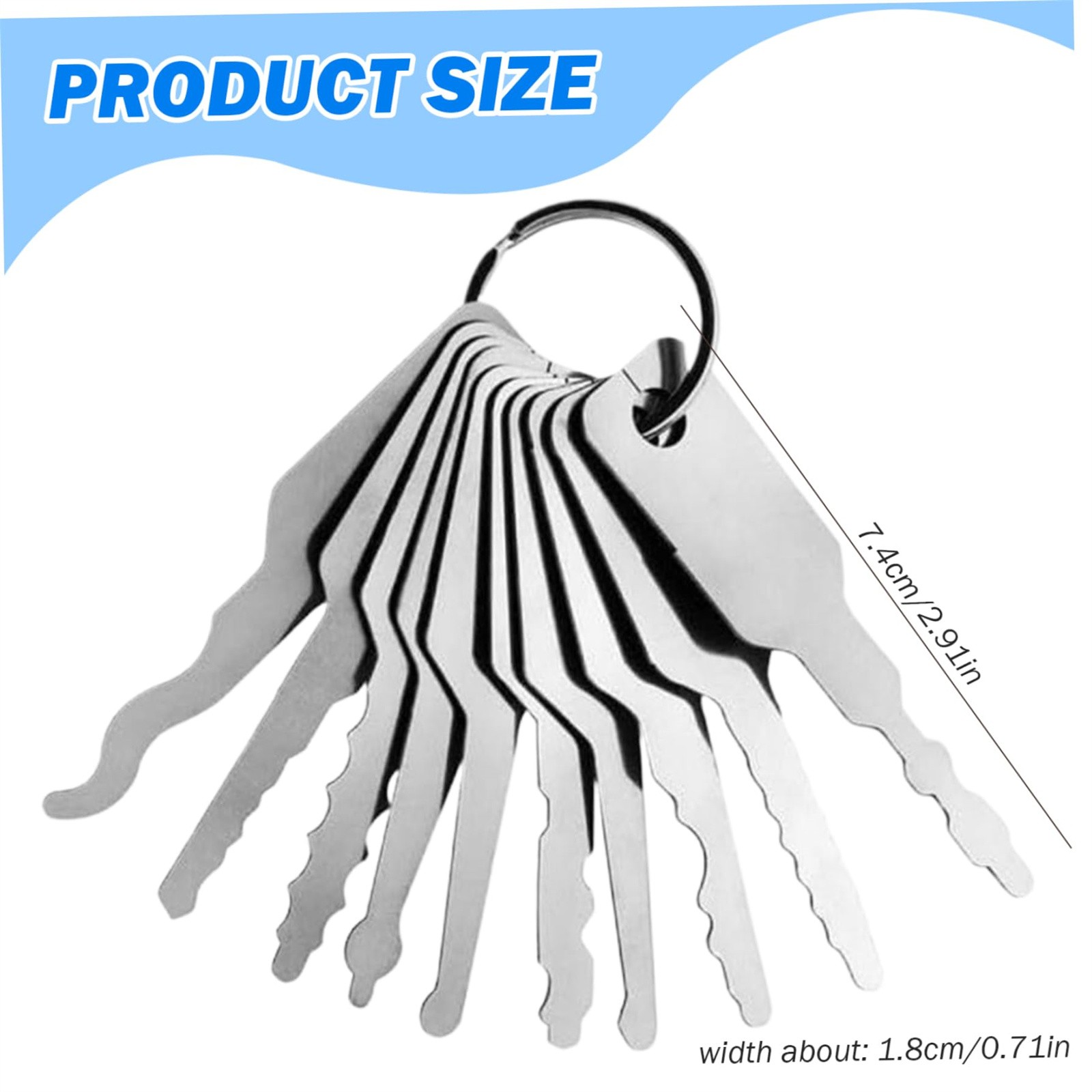 10 ชิ้น/ล็อต Uncut Key ช่องว่า - Home Bathroom Lock บทวิจารณ์และราคา