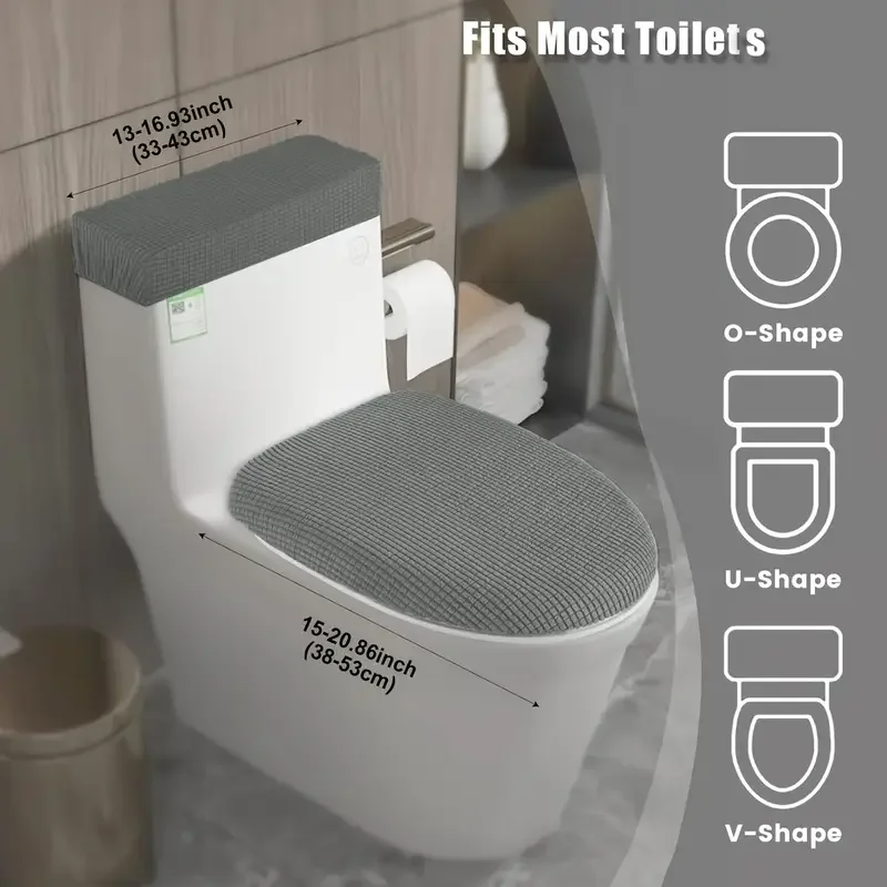 ชุดคลุมฝาชักโครกและฝาถังชักโคร - Home Bathroom With Two Toilets บทวิจารณ์และราคา