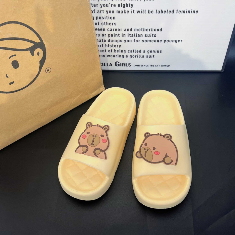 รองเท้าแตะผู้หญิงน่ารัก ลายคาป - Your Home Bathroom บทวิจารณ์และราคา
