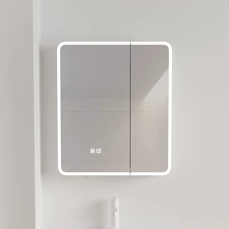 กระจกห้องน้ำ LED แบบมีไฟส่องหล - Bathroom Cabinet Mirror บทวิจารณ์และราคา