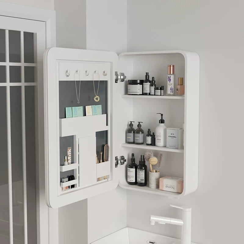 กระจกห้องน้ำ LED แบบมีไฟส่องหล - Bathroom Cabinet Mirror บทวิจารณ์และราคา