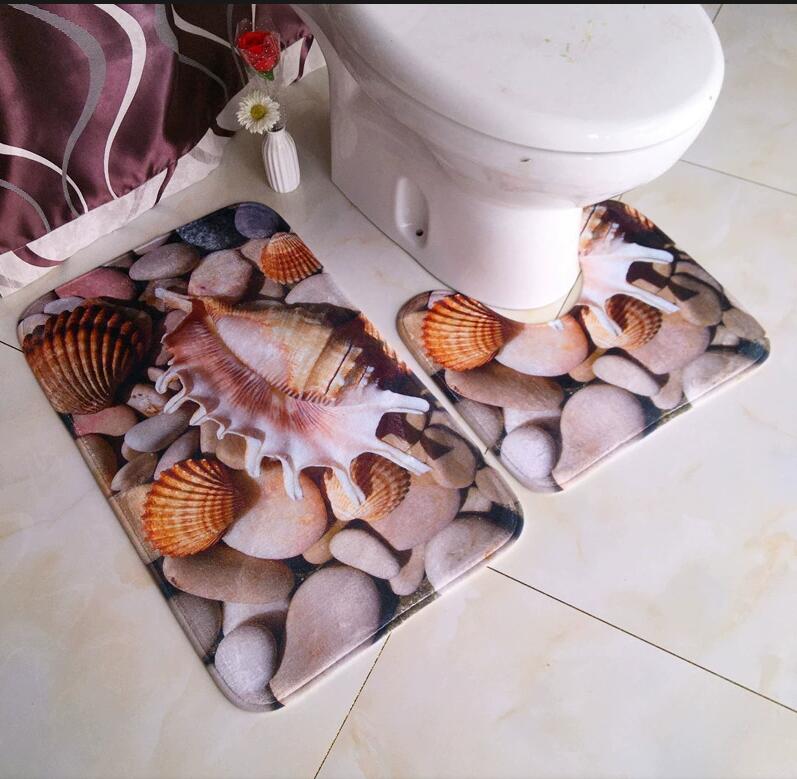 พรมปูพื้นห้องน้ำ พรมปูพื้นห้อง - Home Bathroom With Two Toilets บทวิจารณ์และราคา
