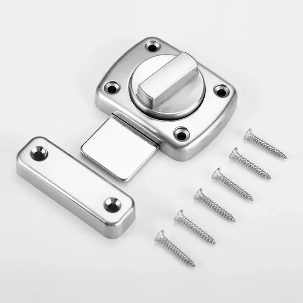 กลอนล็อคประตูห้องน้ำแบบปรับหมุ - Home Bathroom Lock บทวิจารณ์และราคา