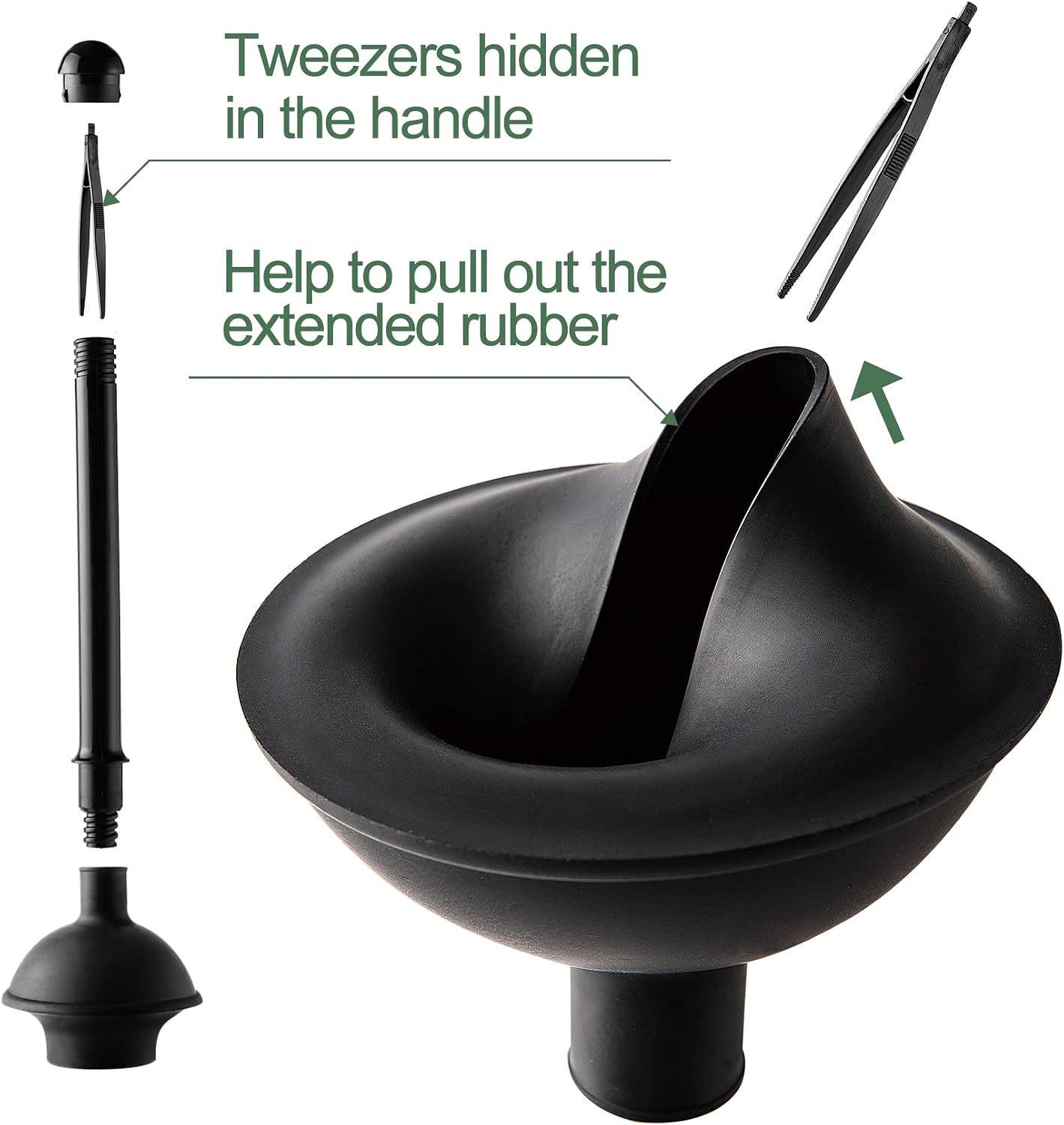ชุดแปรงขัดห้องน้ำและที่ดูดน้ำ  - Plunger Toilet บทวิจารณ์และราคา