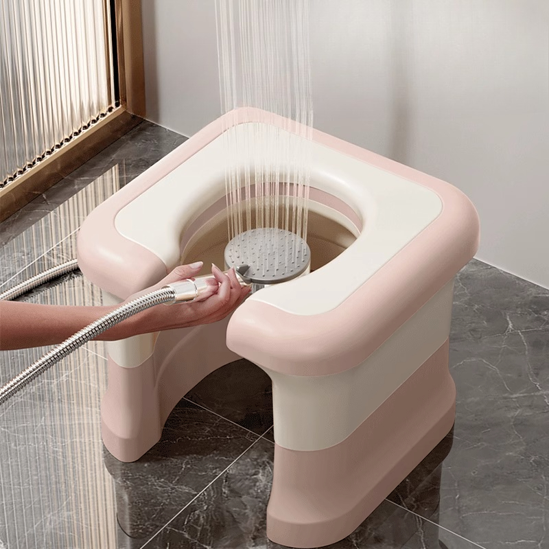 เก้าอี้นั่งถ่ายแบบพกพาสำหรับใช - Home Bathroom With Two Toilets บทวิจารณ์และราคา