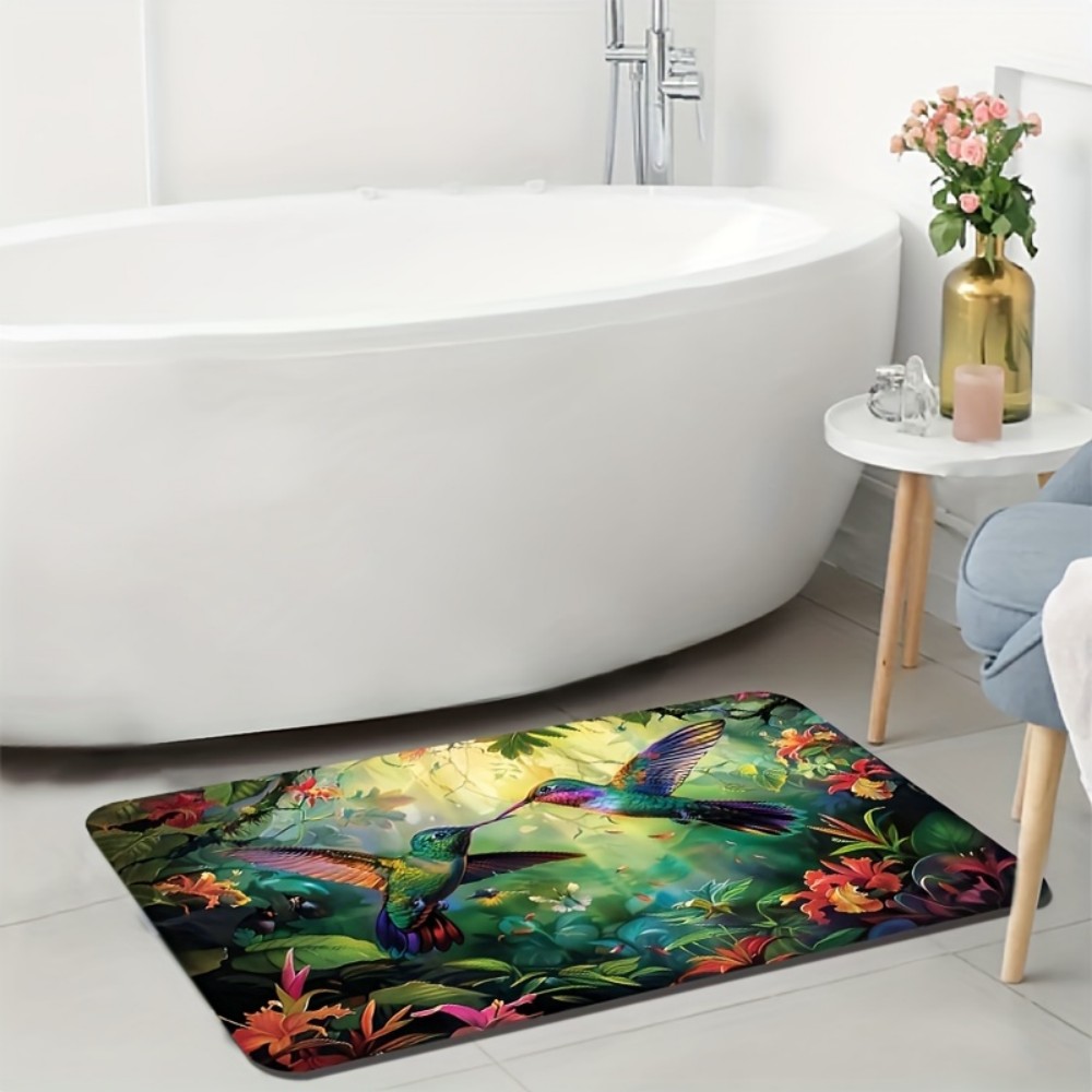 VIKAMA สปริง ฮัมมิ่งเบิร์ด พรม - Home Bathroom Carpet บทวิจารณ์และราคา