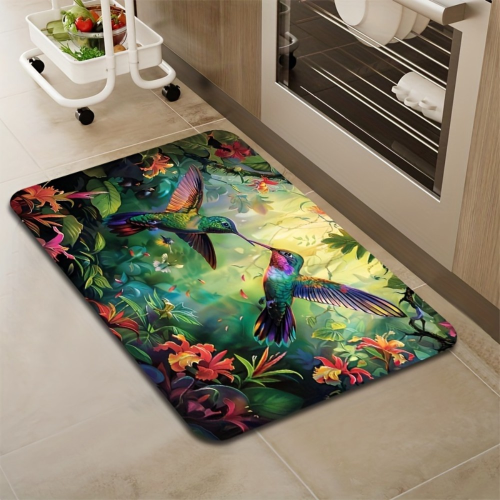 VIKAMA สปริง ฮัมมิ่งเบิร์ด พรม - Home Bathroom Carpet บทวิจารณ์และราคา